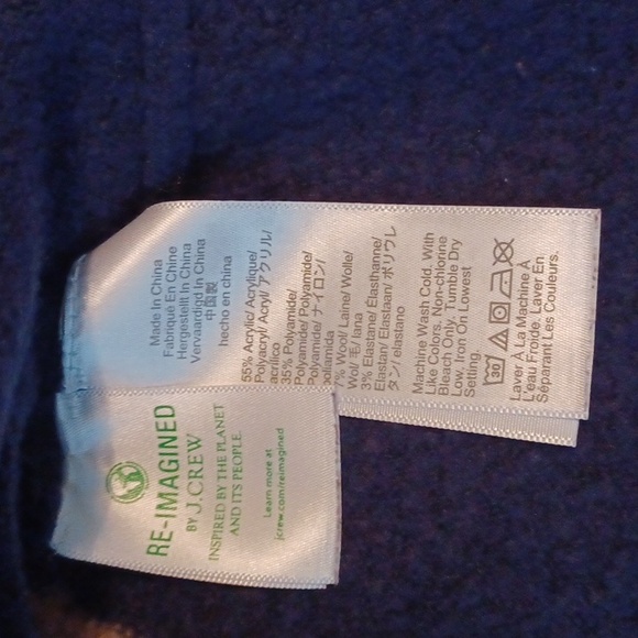 J. Crew Crewneck Sweater Extra-Soft Yarn Color Block Women's Size M Re-Imagined - Picture 3 of 4